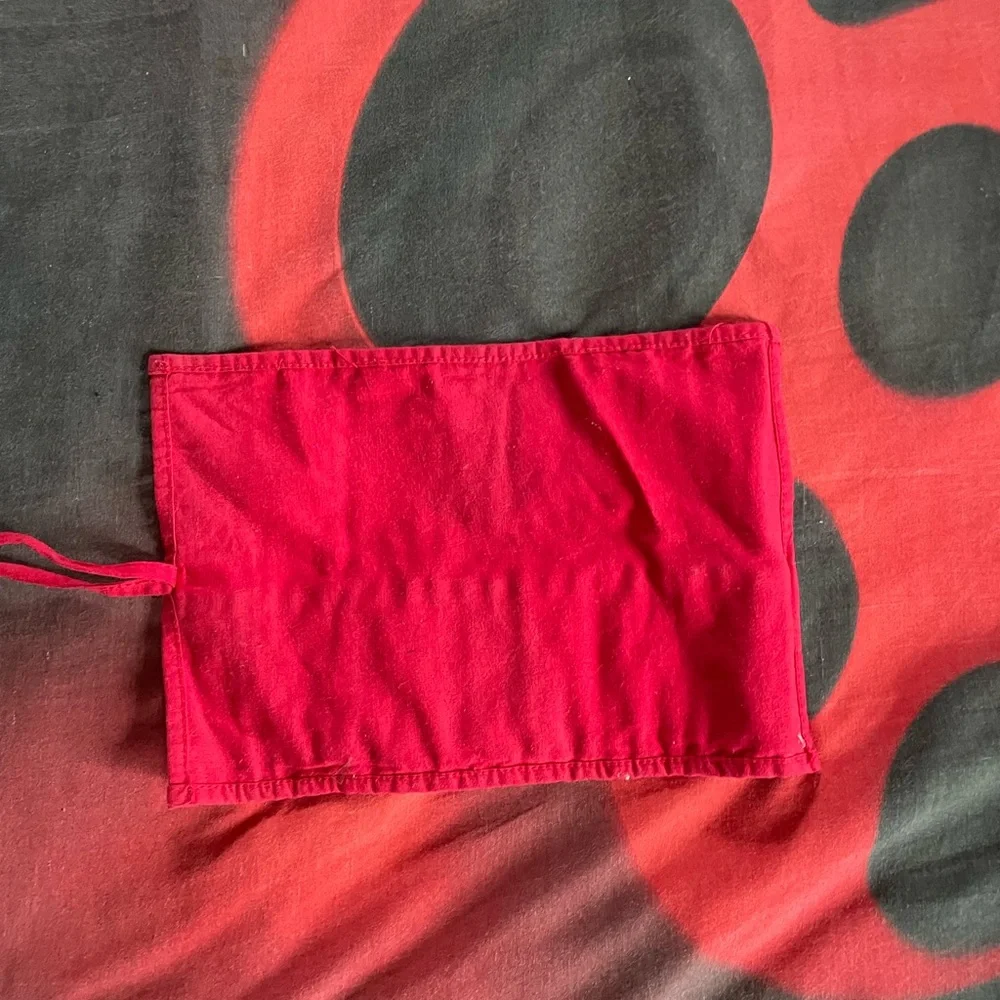 Chic Red Makeup Organizer Pouch